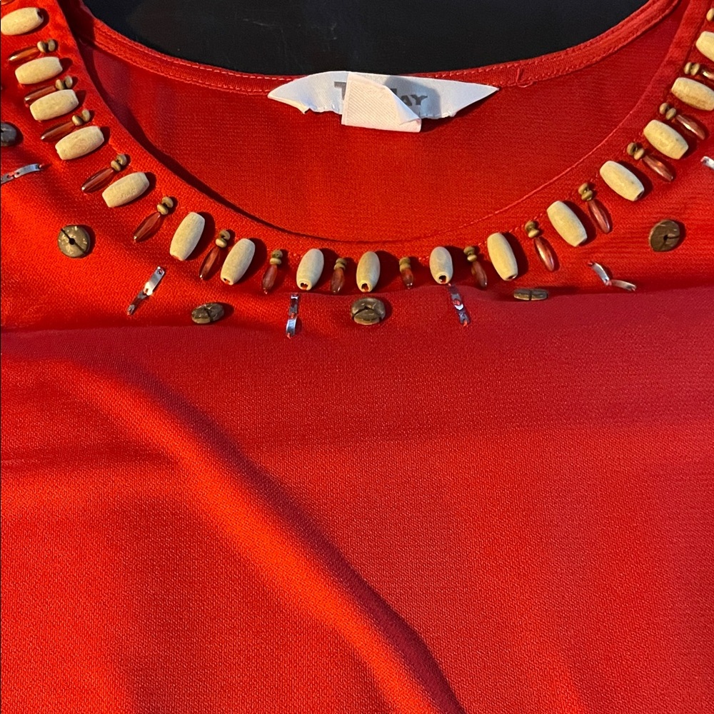 TanJay Terra cotta color we did neck line sleeveless top